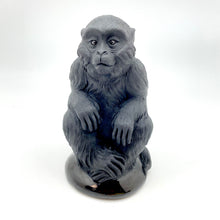 Load image into Gallery viewer, Hand Carved Obsidian Monkey (Small)
