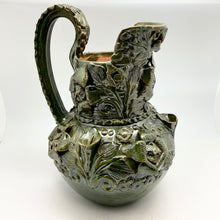 Cargar imagen en el visor de la galería, Green Pottery Pitchers/Vases From Mexico
