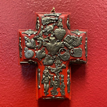 将图片加载到图库查看器，Hand Carved Milagro Cross
