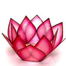 Load image into Gallery viewer, Capiz Shell Lotus 4” Tealights
