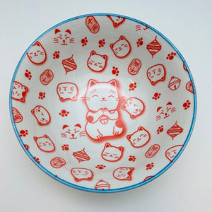 Japanese Porcelain Cat Bowls