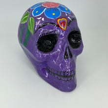 Cargar imagen en el visor de la galería, Hand Painted Paper Mache Skulls, Mexico

